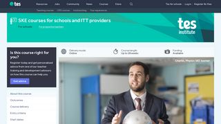 SKE courses for schools and ITT providers | Tes Institute