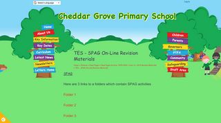 TES - SPAG On-Line Revision Materials | Cheddar Grove Primary ...