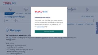 Can I service my mortgage account online? - Your ... - Tesco Bank