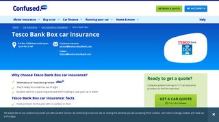 Tesco Bank Box car insurance comparison - Confused.com