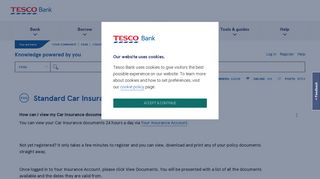How can I view my Car Insurance documents? - Page 3 ... - Tesco Bank