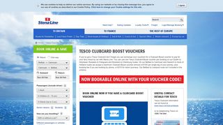 Tesco Clubcard Boost Vouchers | Stena Line