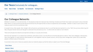 Our Colleague Networks - Our Tesco