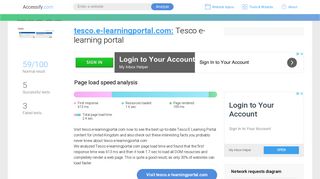 Access tesco.e-learningportal.com. Tesco e-learning portal