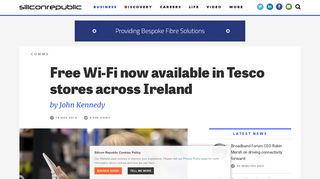 Free Wi-Fi now available in Tesco stores across Ireland - Comms ...