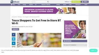 Tesco Shoppers To Get Free In-Store BT Wi-Fi - Silicon UK