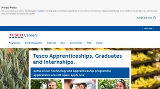 Tesco Apprenticeships & Graduates: Home