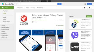 Tesco International Calling: Cheap calls, Free SMS - Apps on Google ...