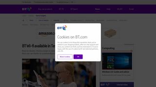 BT Wi-Fi is available in Tesco stores - BT