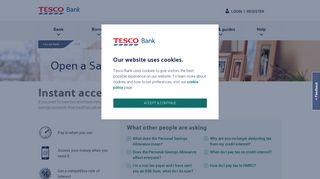 Open a Savings Account Online - Tesco Bank