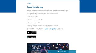 Tesco Mobile App | Apple & Android Apps | Tesco Mobile