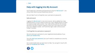 Help With Logging Into My Account | Online Account | Tesco Mobile