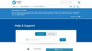 Mobile phone Help & Support | Tesco Mobile