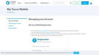 My Tesco Mobile | Help Centre | Tesco Mobile