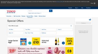 Special Offers - Tesco Groceries