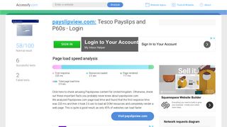 Access payslipview.com. Tesco Payslips and P60s - Login