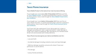 Tesco Phone Insurance | Device Cover | Tesco Mobile