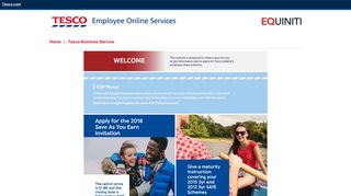 Tesco Employee Share Schemes - Equiniti Shareview