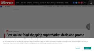 Best online food shopping supermarket deals and promo codes from ...