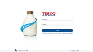 Tesco Sustainable Dairy Group Login | Authenticate IS