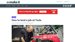 How to land a job at Tesla - CNBC.com