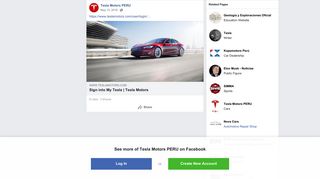 https://www.teslamotors.com/user/login/?d... - Tesla Motors ... - Facebook