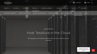 Cloud Hosting | Services | Tessitura Network