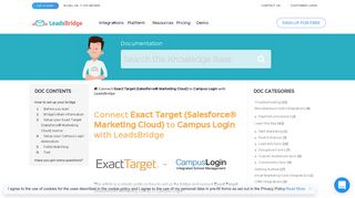 How to connect Exact Target (Salesforce® Marketing Cloud) to ...