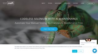 TestCraft: Codeless Selenium Test Automation Platform
