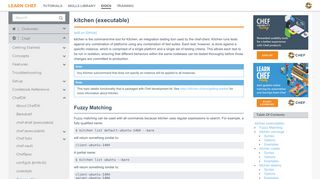 kitchen (executable) — Chef Docs