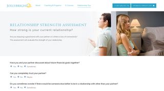 Love Quiz & Relationship Strength Test | Jollybright