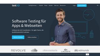 test IO: Software Testing für Apps & Webseiten