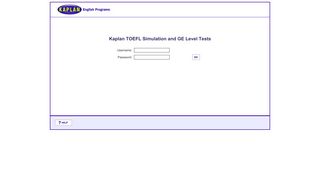 Kaplan - TOEFL Simulation - TestDEN
