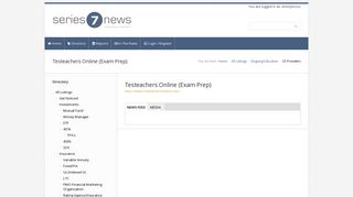 Testeachers Online (Exam Prep) | series7news