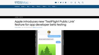 Apple introduces new 'TestFlight Public Link' feature for app developer ...