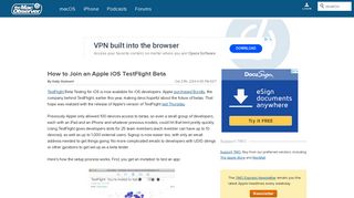 How to Join an Apple iOS TestFlight Beta – The Mac Observer