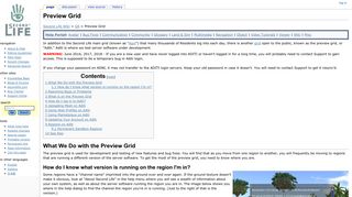 Preview Grid - Second Life Wiki