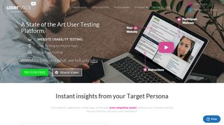 Userlytics: Remote User Testing Platform
