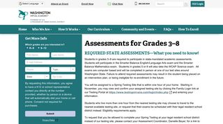 Assessments for Grades 3–8 | Washington Virtual Academies