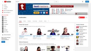 testmasters - YouTube