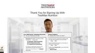 Congratulations! You're Now A TestMax Nutrition VIP Client.