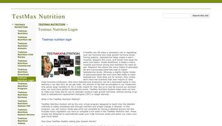 Testmax Nutrition Login - TestMax Nutrition - Google Sites