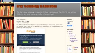Gray Technology in Education: TESTMOZ.COM