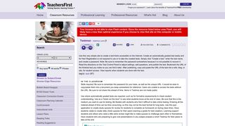 TeachersFirst Review - Testmoz