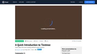 A Quick Introduction to Testmoz by Rayyan Latif on Prezi