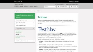 TestNav - Pearson Assessments