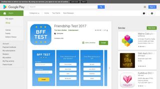 Friendship Test 2017 - Apps on Google Play