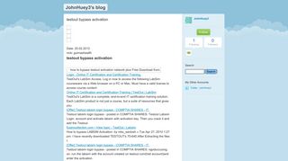 testout bypass activation - JohnHuey3's blog - Typepad