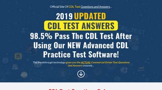 CDL Test TURBO 4.0- CDL Test Questions and Answers