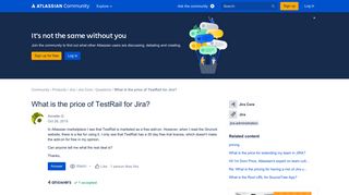 Solved: What is the price of TestRail for Jira? - Atlassian Community